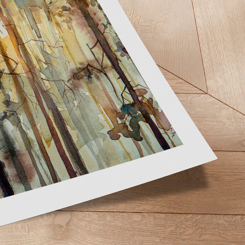 Plakat - Watercolor Forest I - Incado