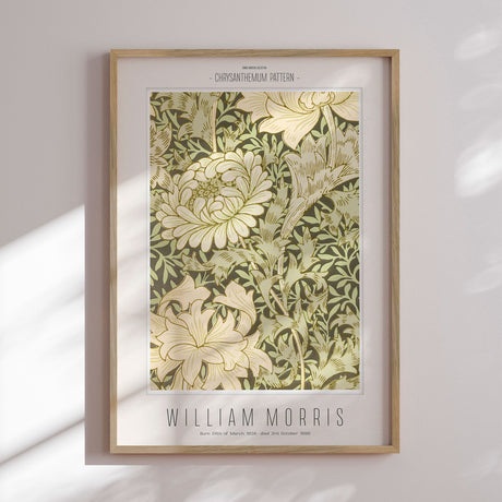 Plakat - Chrysanthemum Pattern - William Morris - Incado