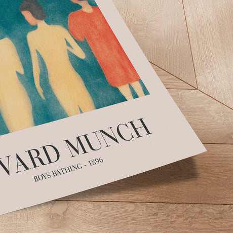 Plakat - Boys Bathing - Edvard Munch - Incado