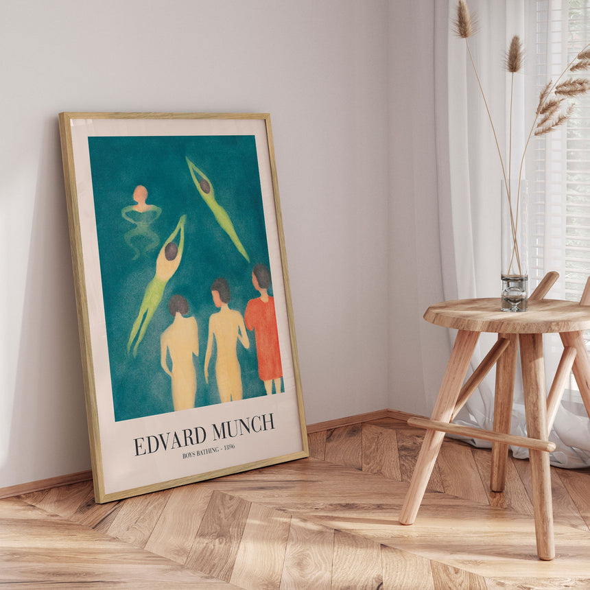 Plakat - Boys Bathing - Edvard Munch - Incado