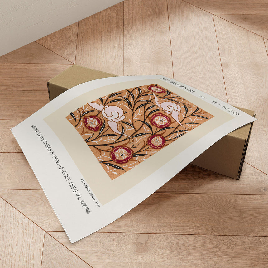 Plakat - Flower garden - Incado