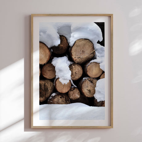 Plakat - Logs of wood - Incado
