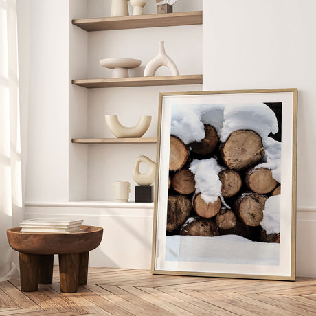 Plakat - Logs of wood - Incado