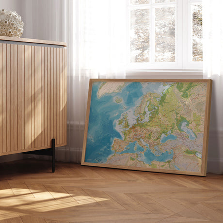 Europakort - Classic - Plakat - Incado