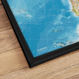 Europakort i sort ramme - Classic - Plakat - Incado