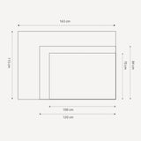 Europakort i sort ramme - Classic - Plakat - Incado