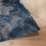 Verdenskort - Modern Blue - Plakat - Incado