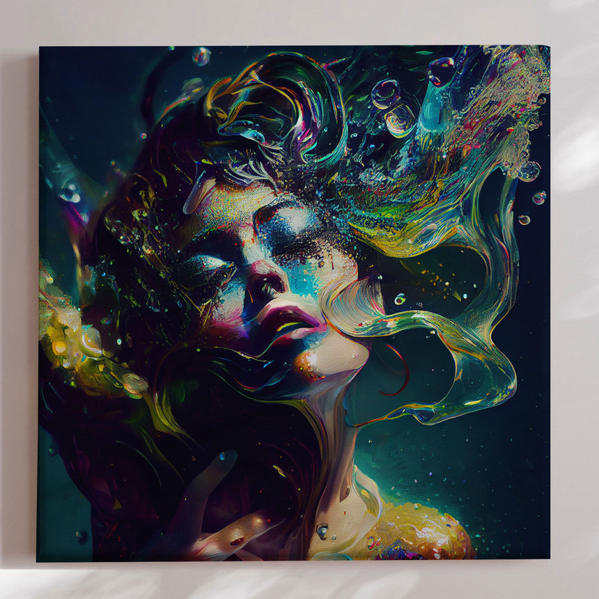 Lærredstryk - Vivid II