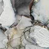 Håndlavet maleri med sort ramme - Contemporary Water - Mixed media - Incado