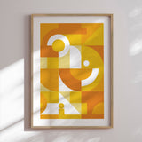 Plakat - Yellow Contours - Incado