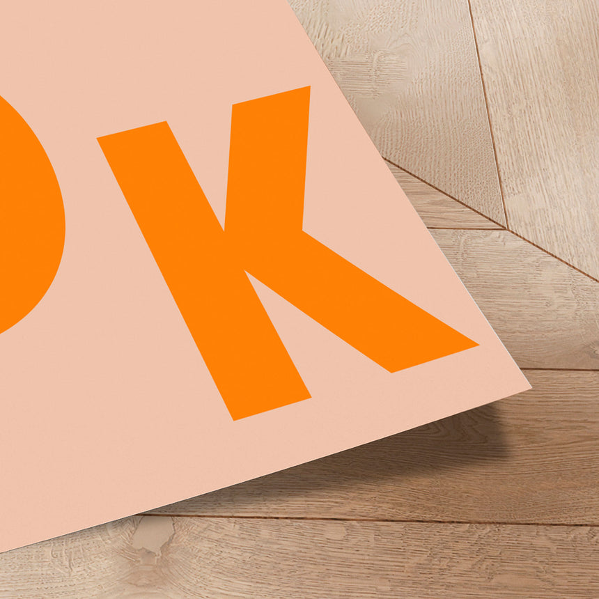 Plakat - It's OK - Incado