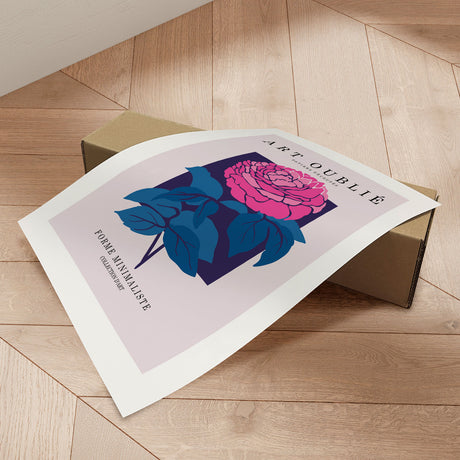 Plakat - Pink Flower - Art Oublié - Incado