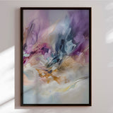 Håndlavet maleri med sort ramme - Colorful Explosion II - Mixed media - Incado