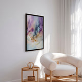 Håndlavet maleri med sort ramme - Colorful Explosion II - Mixed media - Incado