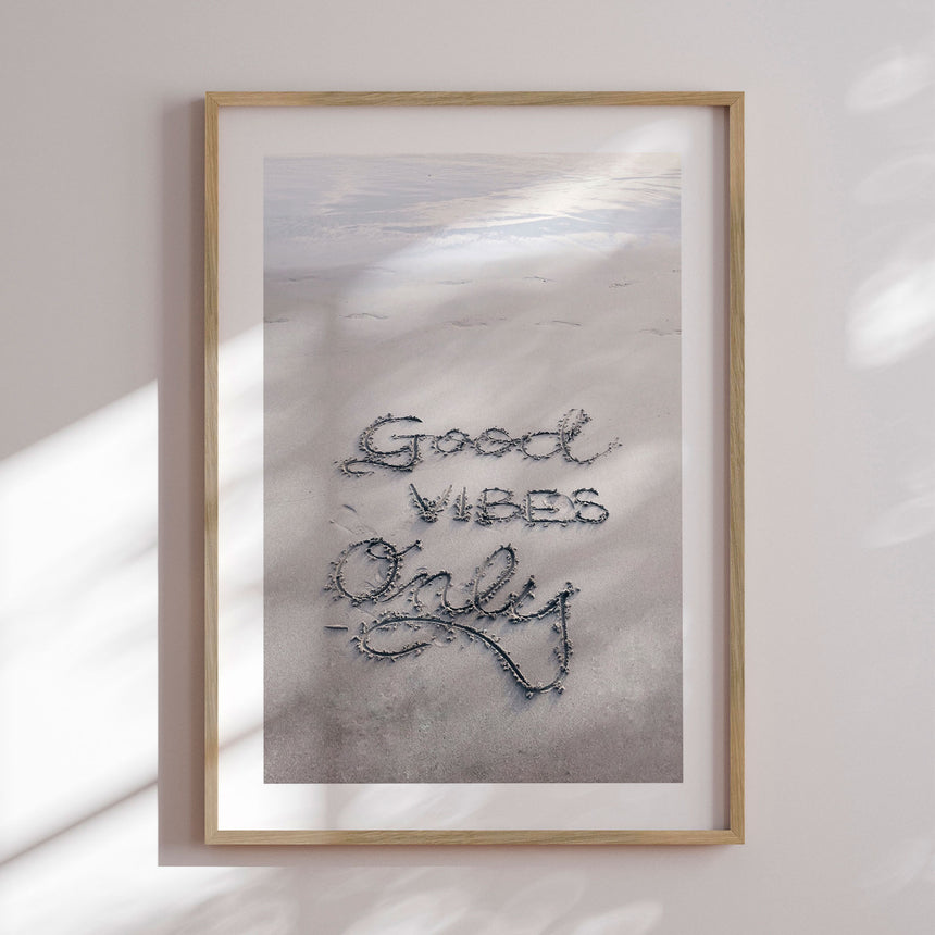 Plakat - Good Vibes Only - Incado
