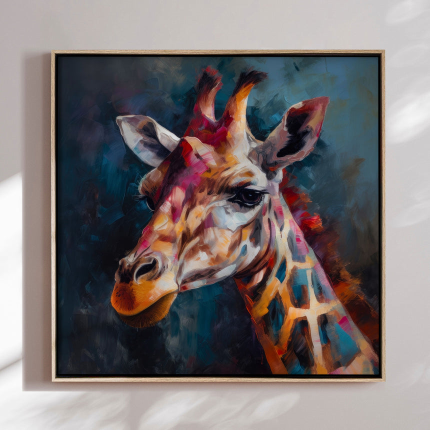 Håndlavet maleri med ramme - Mumbaj - Mixed media - Incado