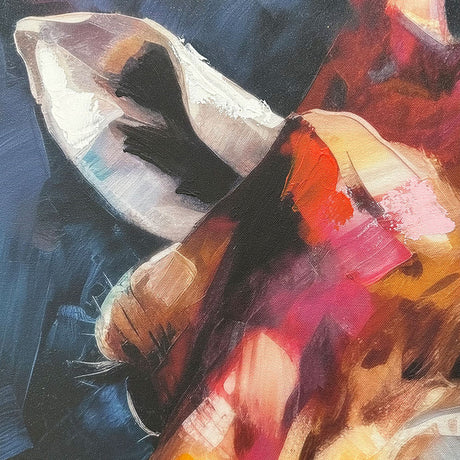 Håndlavet maleri med ramme - Mumbaj - Mixed media - Incado