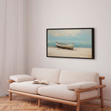Håndlavet maleri med ramme - Lovely Boat II - Mixed media - Incado
