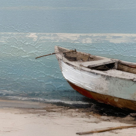 Håndlavet maleri med ramme - Lovely Boat II - Mixed media - Incado