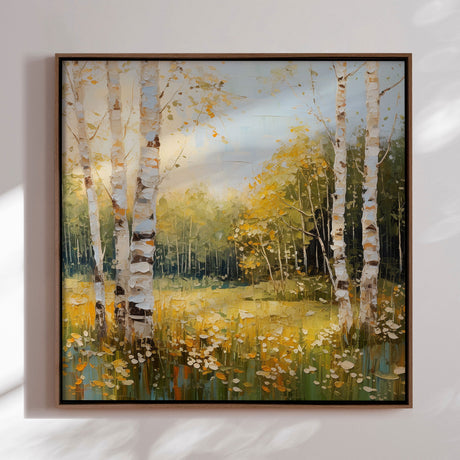 Håndlavet maleri med ramme - Early Morning - Mixed media - Incado