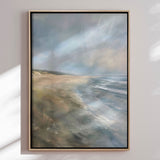 Håndlavet maleri med ramme - Summer Waves - Mixed media - Incado