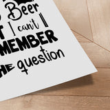 Plakat - Important Question - Incado