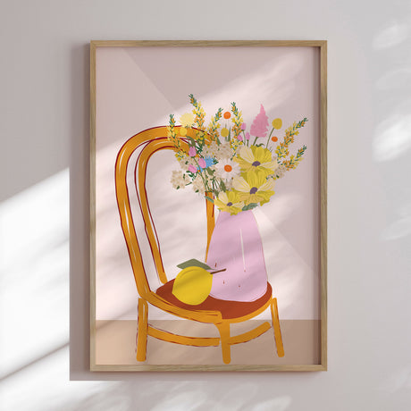Plakat - Flowers & Lemon - Studio Fresh - Incado