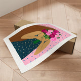 Plakat - Girl With Flowers - Studio Fresh - Incado