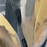 Håndlavet maleri med ramme - Whispering Leaves - Mixed media - Incado