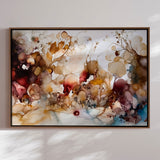 Håndlavet maleri med ramme - Colorful Concert III - Mixed media - Incado