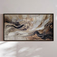 Håndlavet maleri med ramme - Brown Feeling - Mixed media - Incado