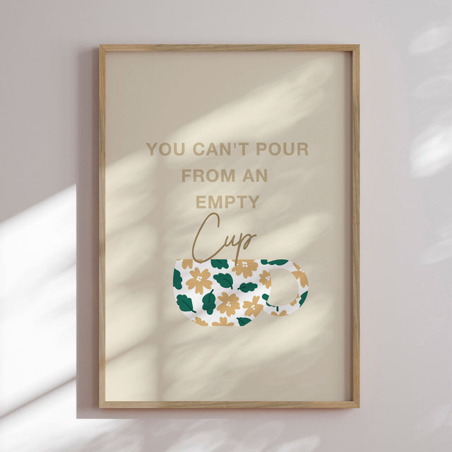 Plakat - Refill Your Cup - Studio Fresh - Incado