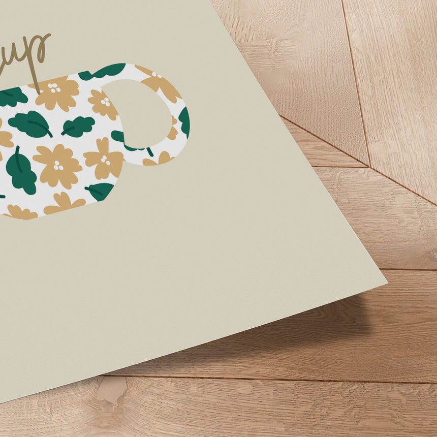 Plakat - Refill Your Cup - Studio Fresh - Incado