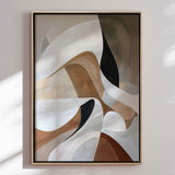 Håndlavet maleri med ramme - Mystic Motion - Mixed media - Incado