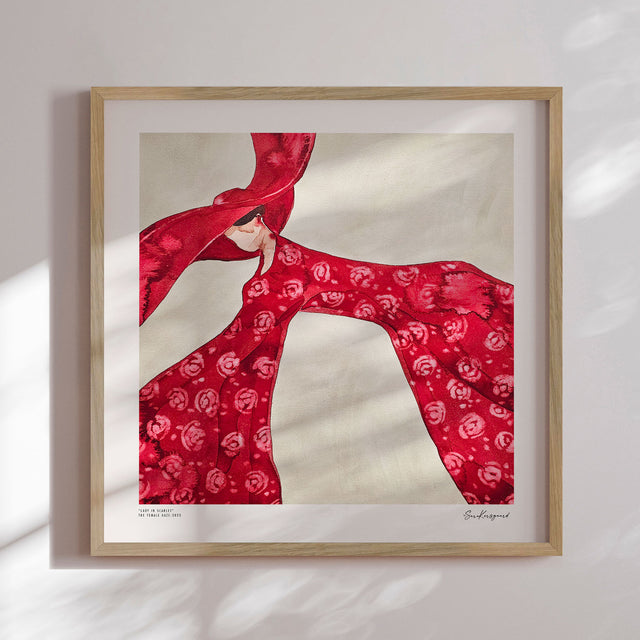 Plakat - Lady in Scarlet - Sara Korsgaard - Incado