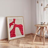 Plakat - Lady in Scarlet - Sara Korsgaard - Incado