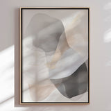 Håndlavet maleri med ramme - Noir Bloom - Mixed media - Incado