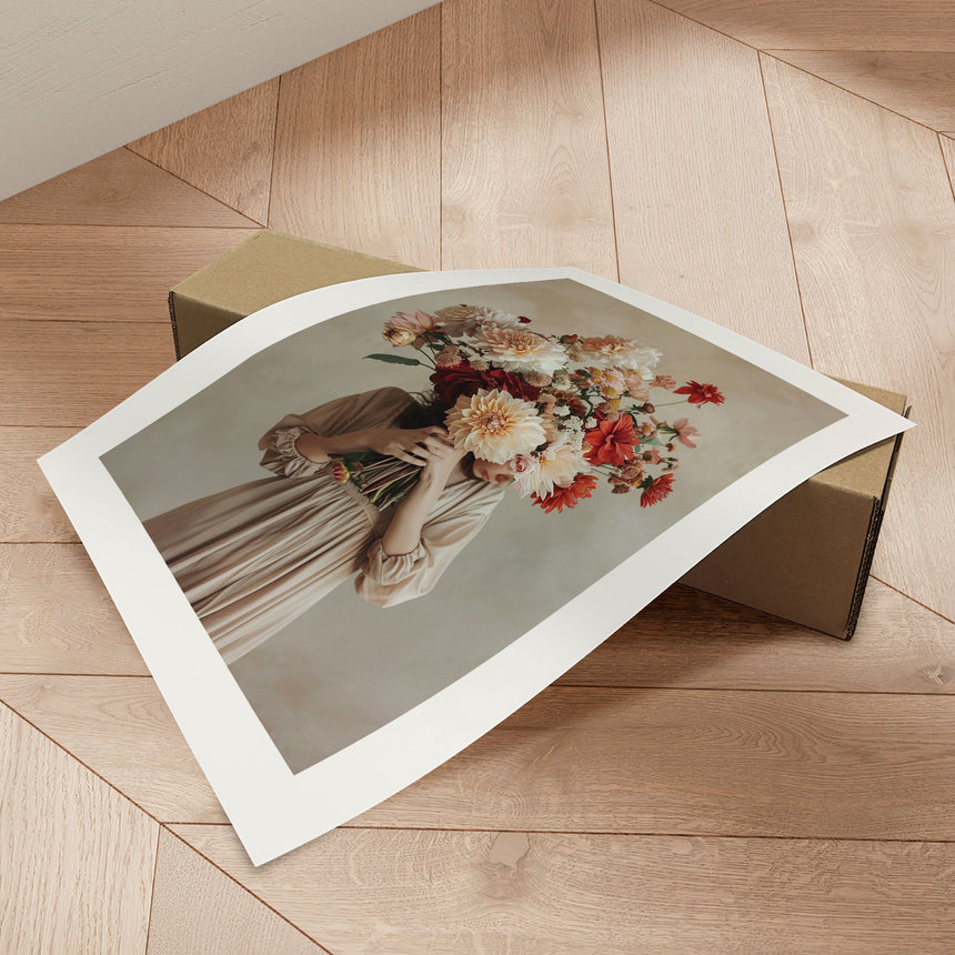 Plakat - Behind the Flowers - Incado