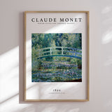 Plakat - Water Lilies and Japanese Bridge - Claude Monet - Incado