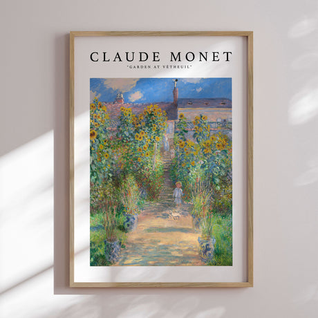 Plakat - Garden of Vétheuil - Claude Monet - Incado