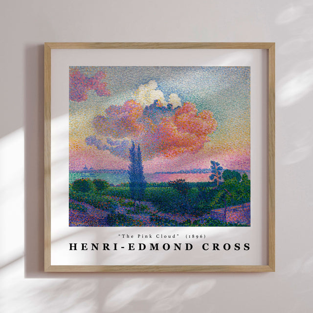 Plakat - The Pink Cloud - Henri-Edmond Cross - Incado