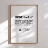 Plakat - Konfirmand - Incado