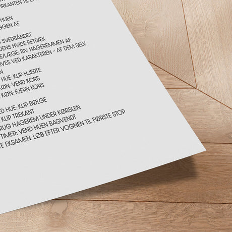 Plakat - Studenterhue Regler - Incado