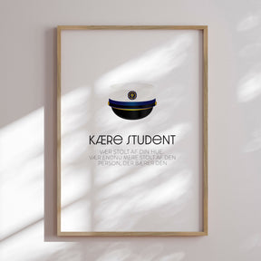 Plakat - Blå Student - Incado