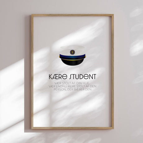 Plakat - Blå Student - Incado