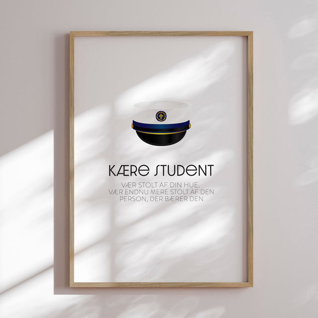 Plakat - Blå Student - Incado
