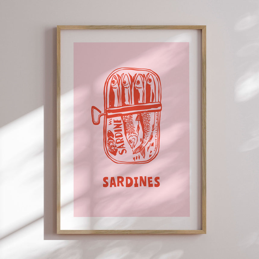 Plakat - Pink Sardines - Incado