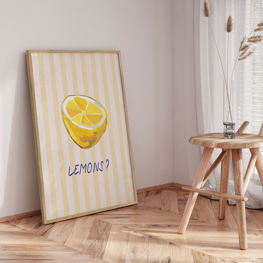 Plakat - Lemons? - Incado