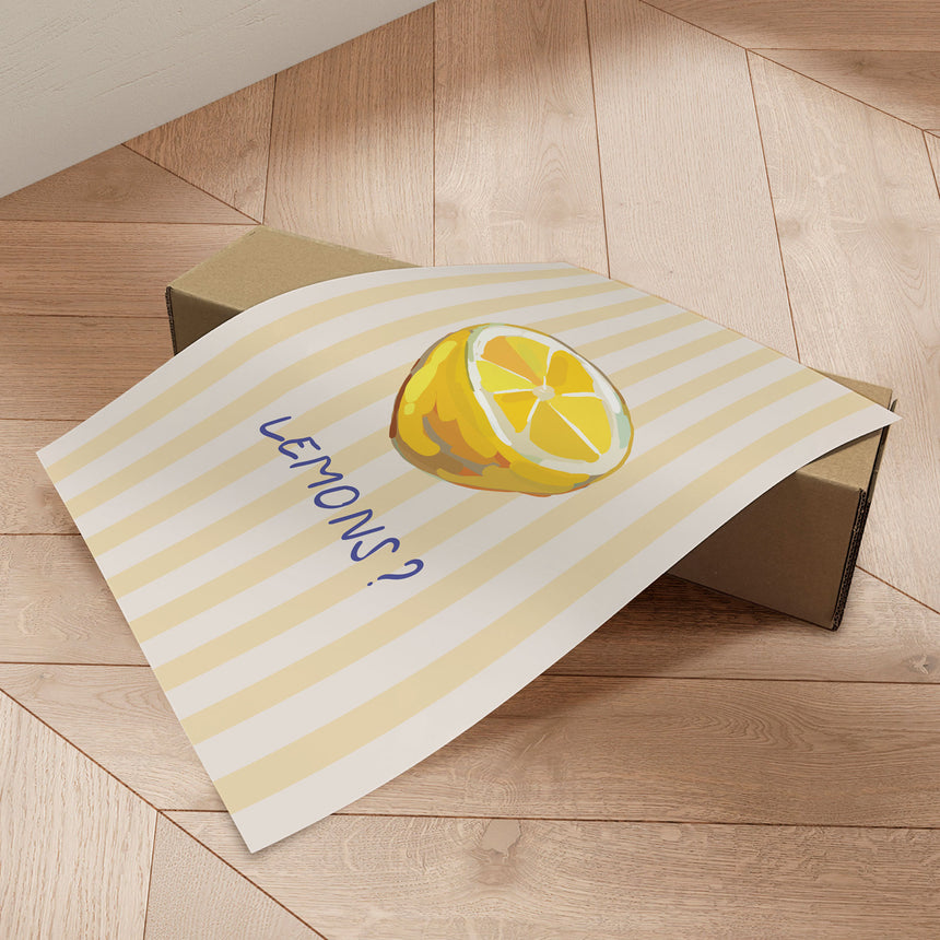 Plakat - Lemons? - Incado