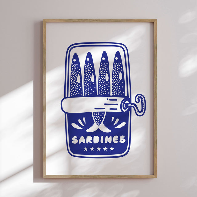 Plakat - Blue Sardines - Incado